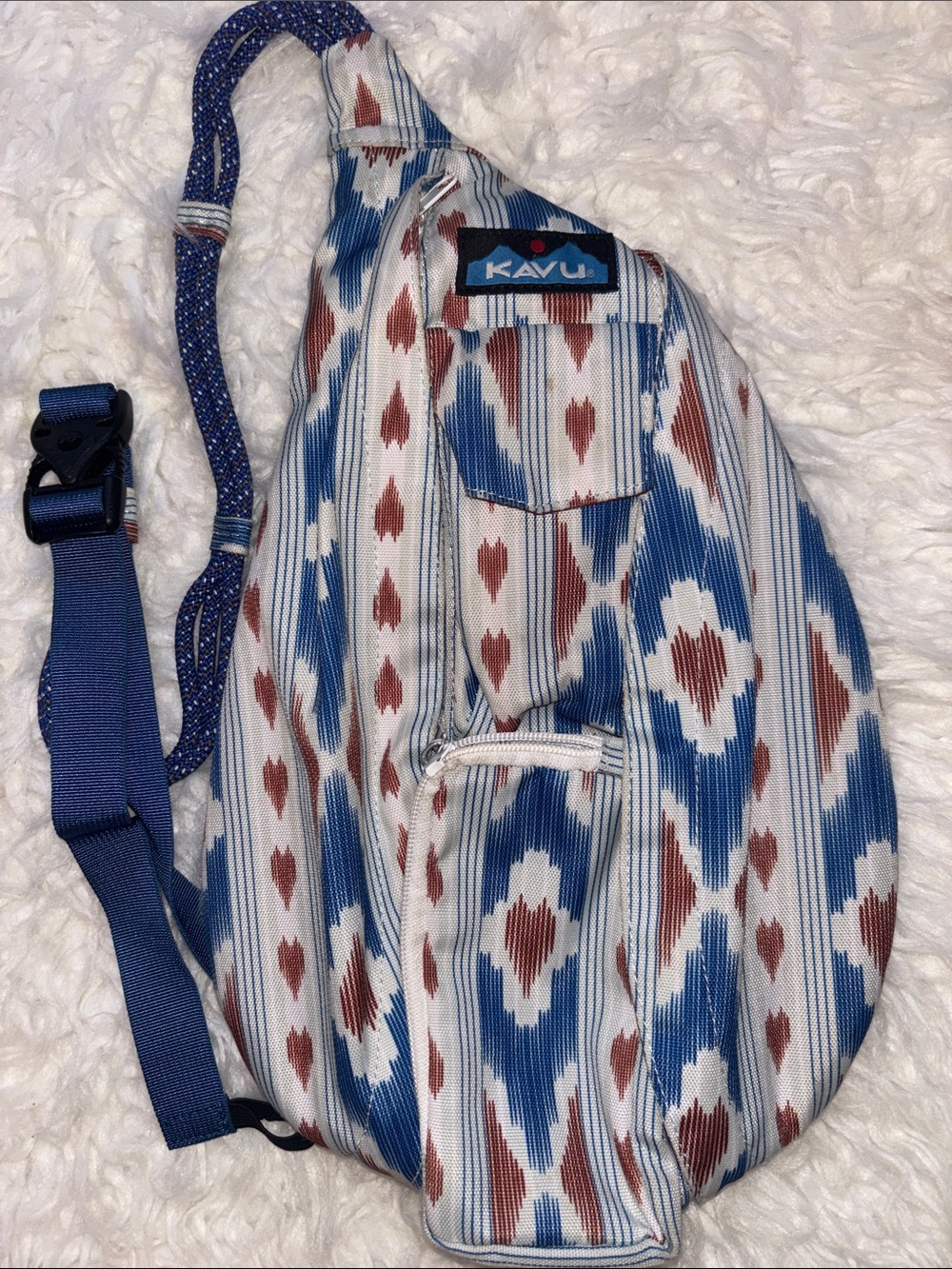 Kavu Mini Rope Sling Crossbody Printed Bag, 16”x 9”